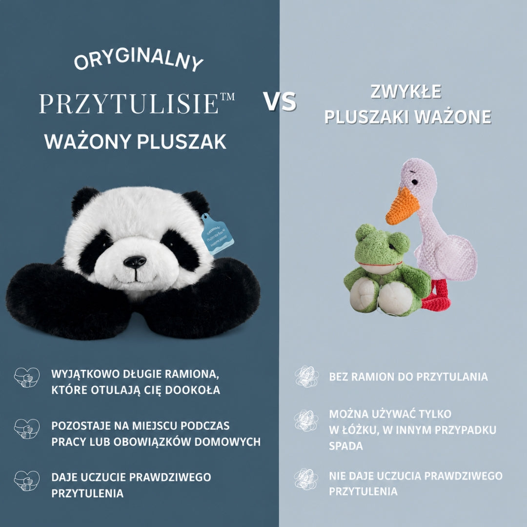 Przytulisie™ – Obciążeniowe Misie dla Dzieci i Dorosłych